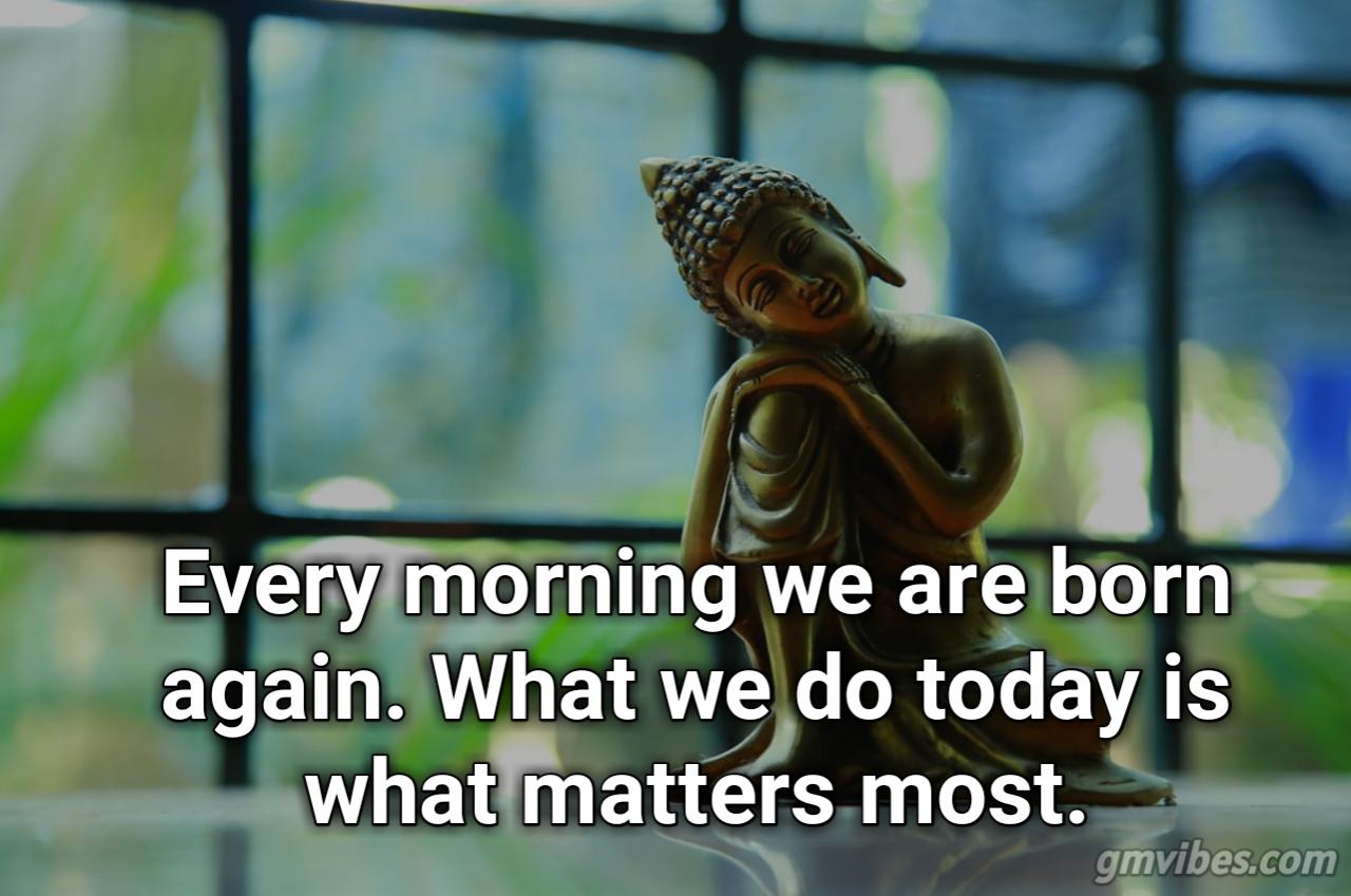 Good Morning Buddha Quotes